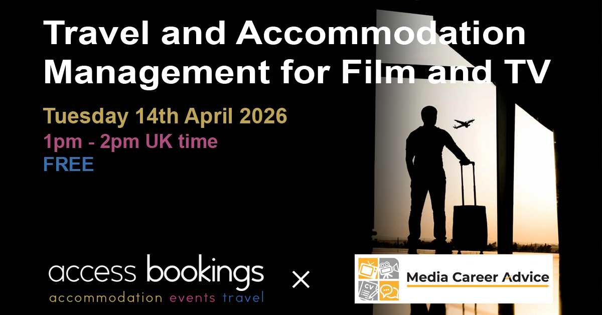 Graphic including the details for the training course featuring a photo of someone stood at an airport