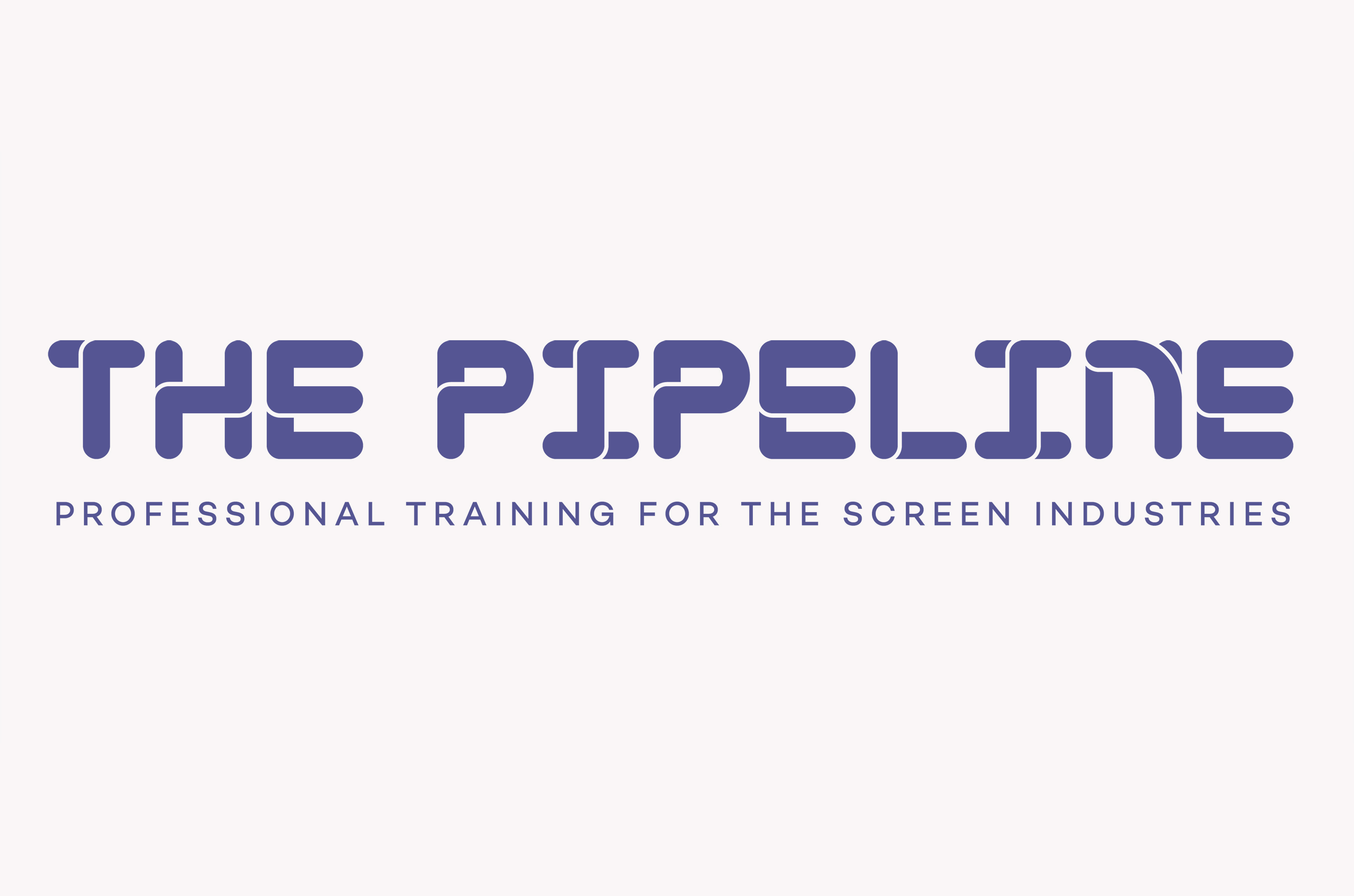 The Pipeline logo in purple against a pale white background