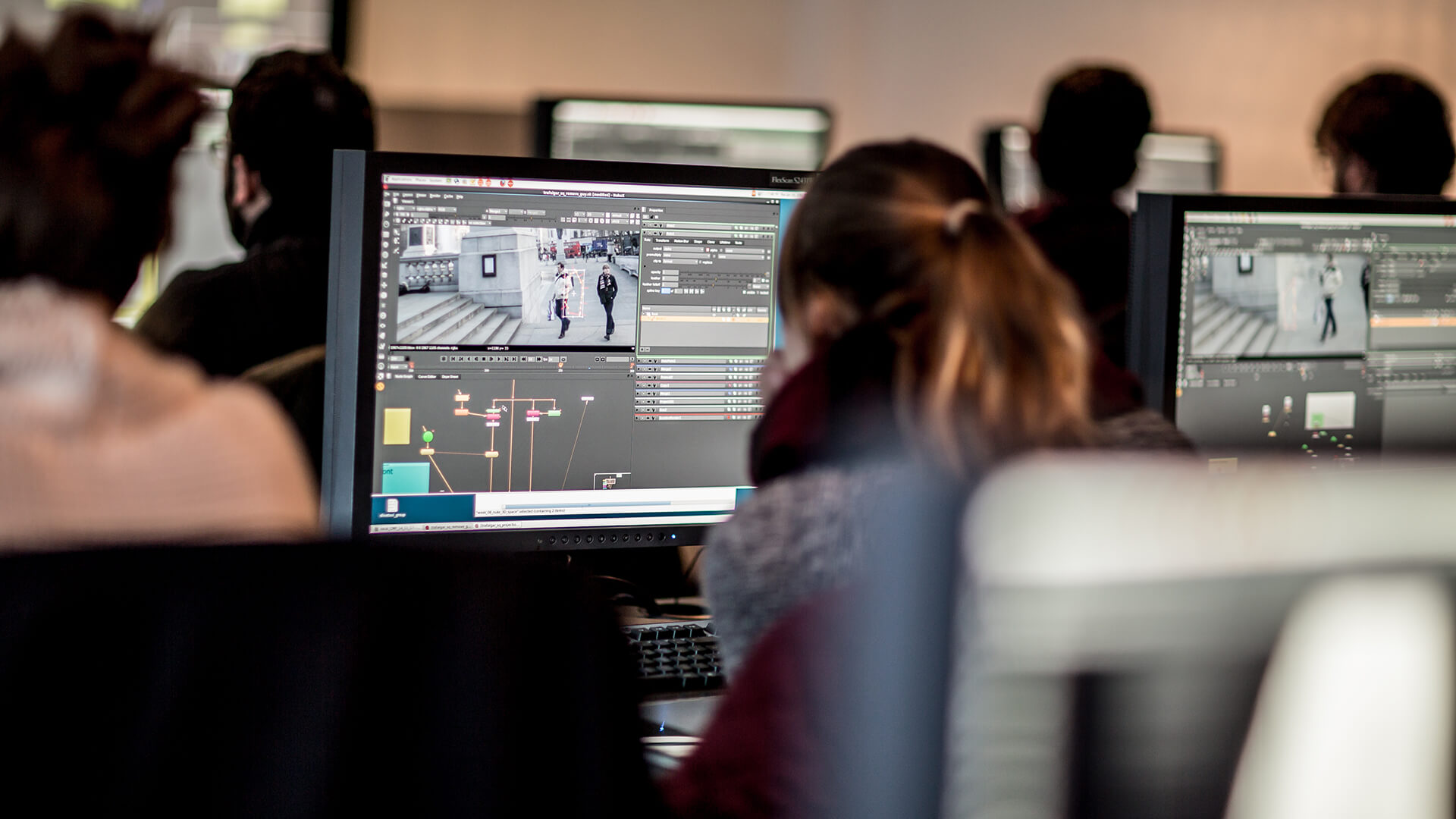  Woman working on VFX in an edit