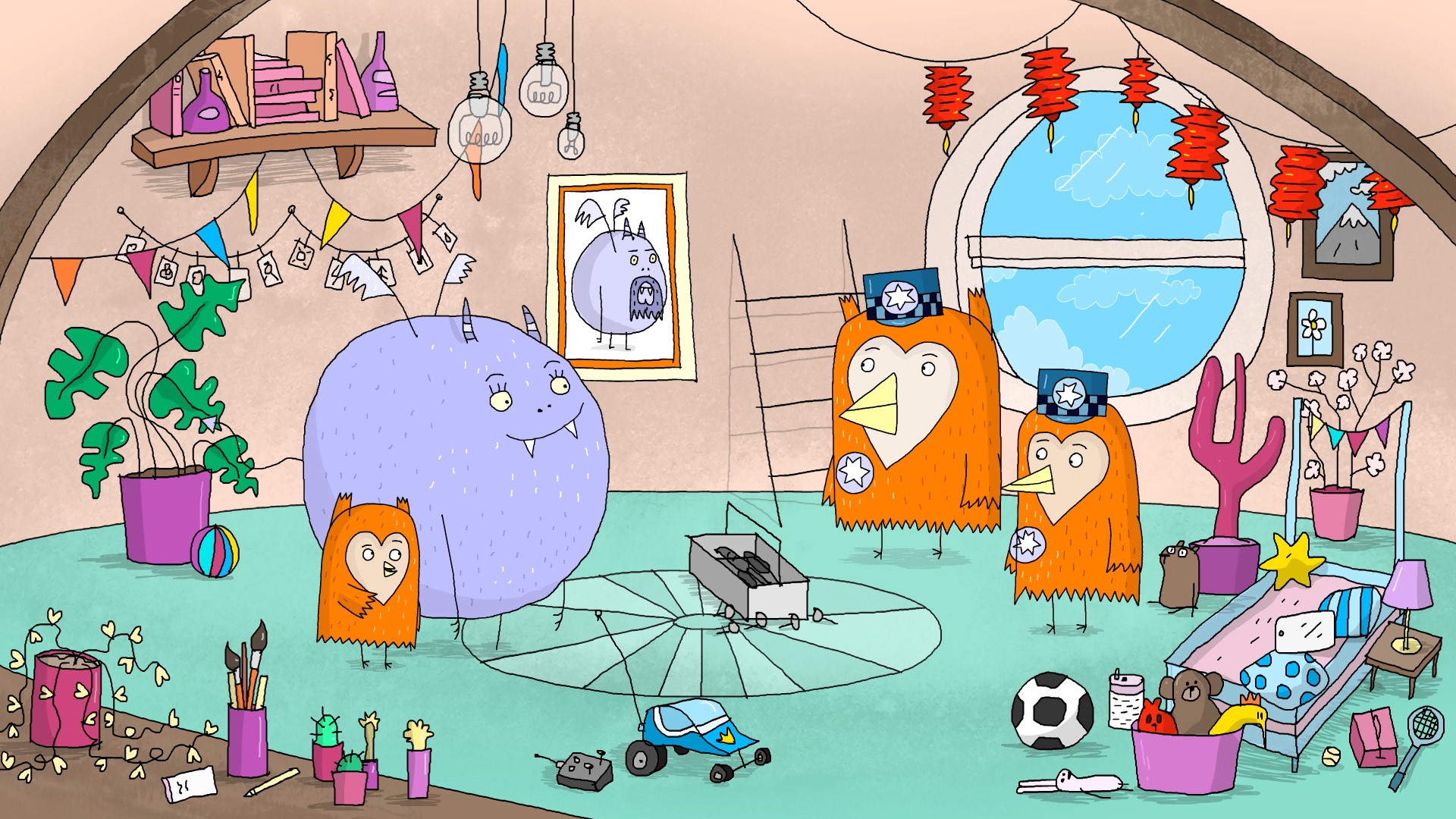 Animated scene from Circle Square